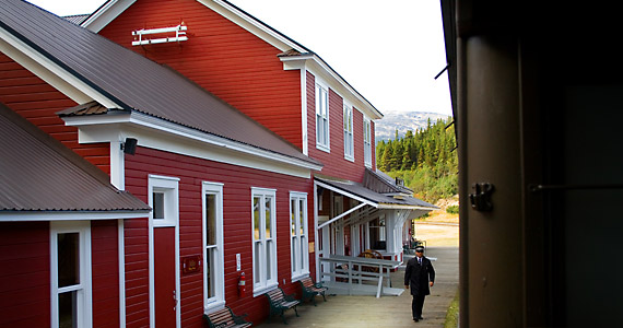 Photo of historic Bennett end of the Chilkoot Trail